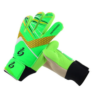 New Kids Football Soccer Goalkeeper Anti-Slip Training Gloves Breathable Gloves with Leg Guard Protector Team Sports