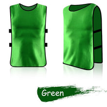 Load image into Gallery viewer, Adult/Child Football Soccer Kid Team Sports  Training Pinnies Jerseys Outdoor Quick-dry Breathable Training Bib Vest