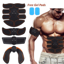 Load image into Gallery viewer, Body Muscle Stimulator Trainer Abdominal Burning Exerciser Smart Arm Buttock Gym Exercise Machine Body Slimming Massage Fitness