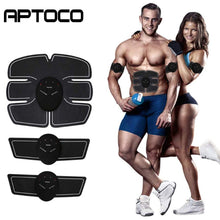 Load image into Gallery viewer, Fitness Abdominal Muscle Trainer EMS Electric Press Stimulator Slimming Machine Fitness Gym Equipment For training Apparatus Set