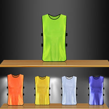 Load image into Gallery viewer, Team Sports Pinnies Jerseys Adult Children Kid Football basketball Training Quick-dry Breathable Training Bib Vest Outdoor sport