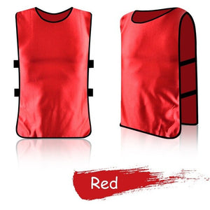 Team Sports Pinnies Jerseys Adult Children Kid Football basketball Training Quick-dry Breathable Training Bib Vest Outdoor sport