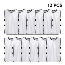 Load image into Gallery viewer, 12 PCS Team Soccer Adults  Quick Drying Football Jerseys Vest Scrimmage Practice Sports Vest Breathable Team Training Bibs