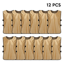 Load image into Gallery viewer, 12 PCS Team Soccer Adults  Quick Drying Football Jerseys Vest Scrimmage Practice Sports Vest Breathable Team Training Bibs