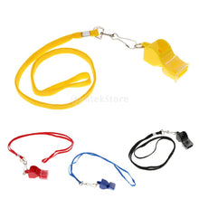 Load image into Gallery viewer, Soccer Referee Whistle Team Sports / Emergency Survival Safety Camping Hiking Rescue - 4 Colors Available